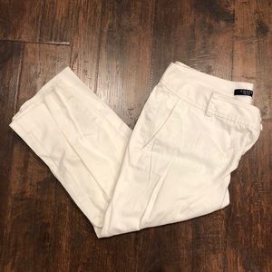 White Chaps Capris